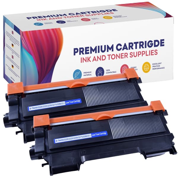 2x toner til Brother GP-B2220 x2 GP