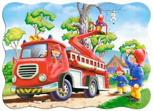 30-bitars pussel till brandstationen