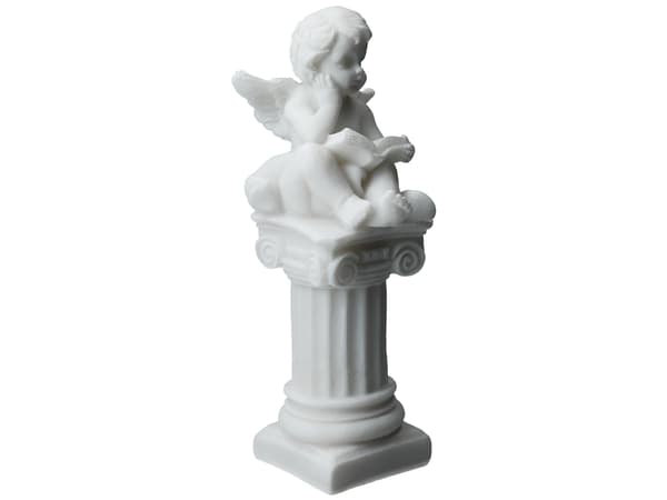 Ängel som läser en bok - grekisk alabaster