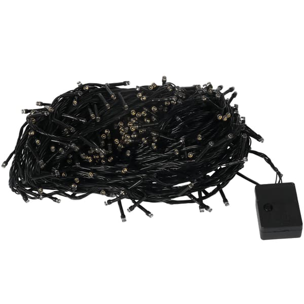 KRAFTIG JULETRÆSLYS 500 LED MULTI UDENDØRS INDENDØRS PROGRAMMER 40M