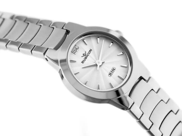DAMKLOCKA RUBICON RNBC21 - silver (zr568a)