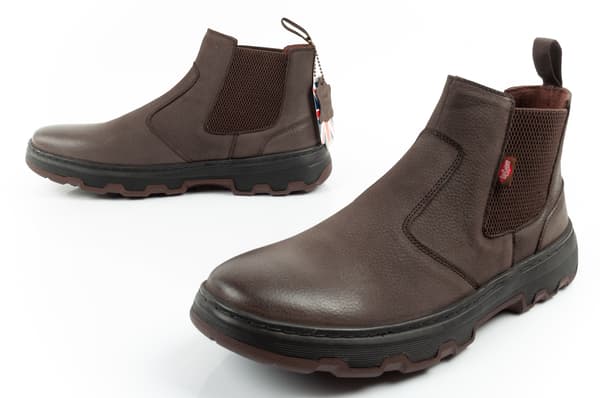 Lee Cooper Læder Grå/Kaffe [LCJ-25-33-3966M] stk. 43