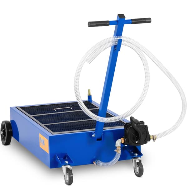 Avloppsvagn för oljebyte med handpump 20l/min 75 l