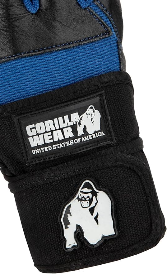 Gorilla Wear Dallas Wrap Handsker 3XL Sort Blå