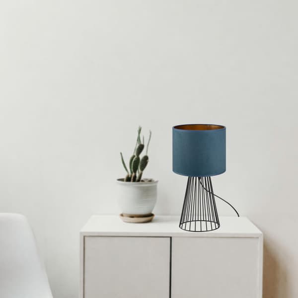 Tornado ASBG lampe, jeansfløjl, guld