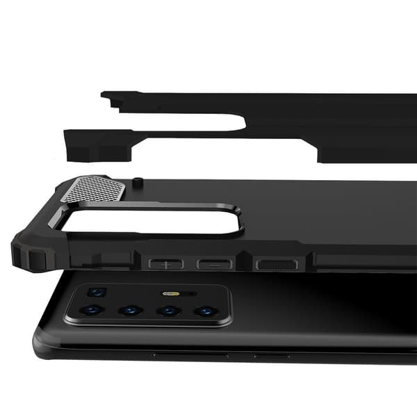 Huawei P40 Pro cover, TECH ARMOR cover, sort