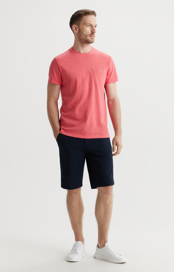 Ensfarvet t-shirt M