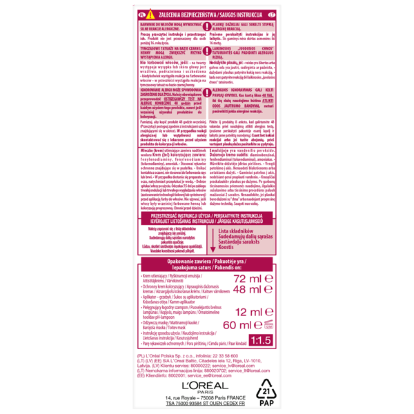 Loreal Excellence Creme hårfärg svart 192ml
