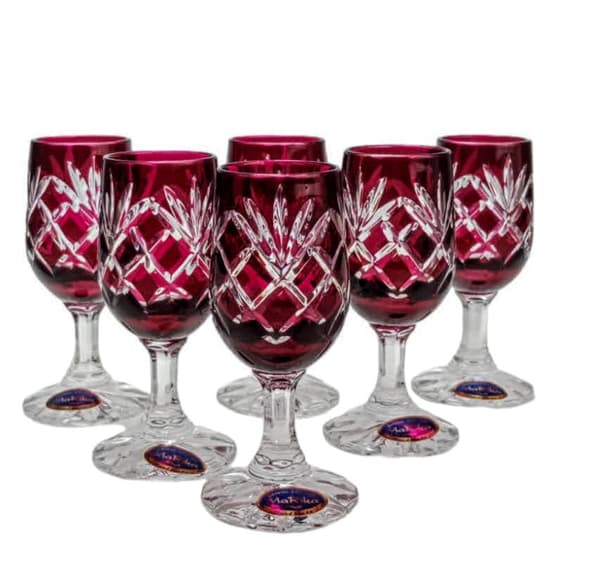 Ruby Crystal Vodka Glas 25 ml Ananas