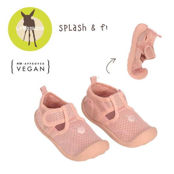Velcrosko til vand og strand - Lassig - Pink 24