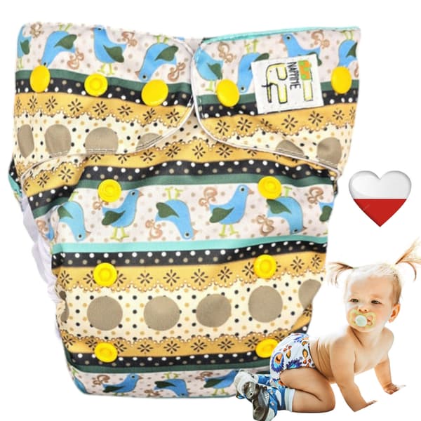 NappiMe Mini Pocket Microfleece Peas Vaskbare Bleer