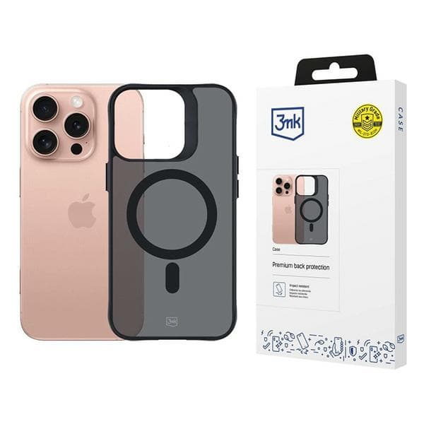 3MK Smoke MagCase-etui til iPhone 16 Pro