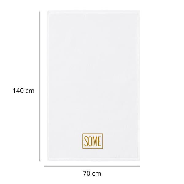 Premium vit handduk 70x140cm 800gsm BTW0480AA