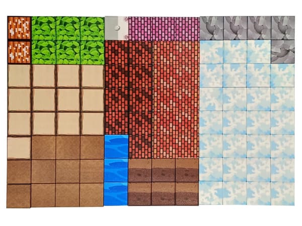 Magnetiske byggeklodser terninger Pixel Cubes 96 dele 3D