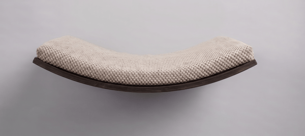 Trähylla för katter Arc 60cm Beige