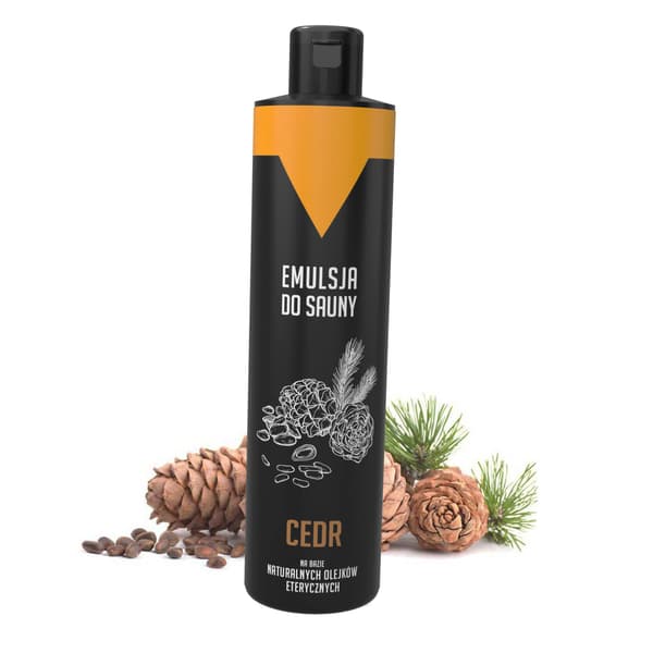 Bastuemulsion med cederträ - 250 ml