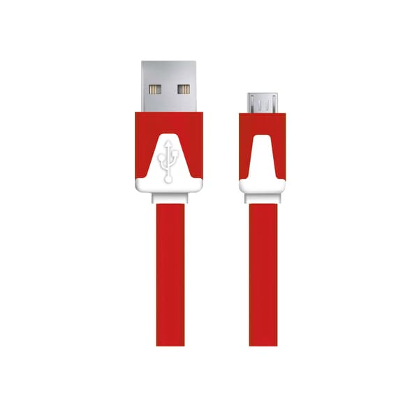 EB182R ESPERANZA MICRO USB 2.0 AB KABEL M/M 1,8M FLAD RØD