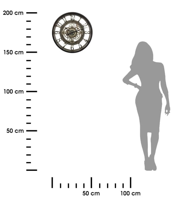 Meca-seinäkello 51 cm