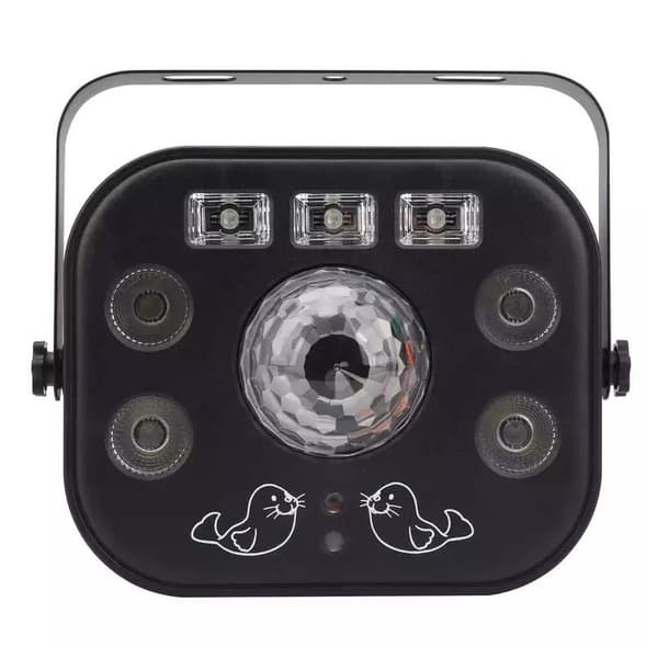 LIGHT4ME MULTIPHASE multi-effekt LED UV vask stroboskop