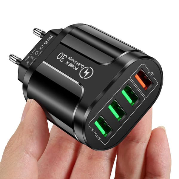 Virtasovitin 230V - USB Heckermann HC385