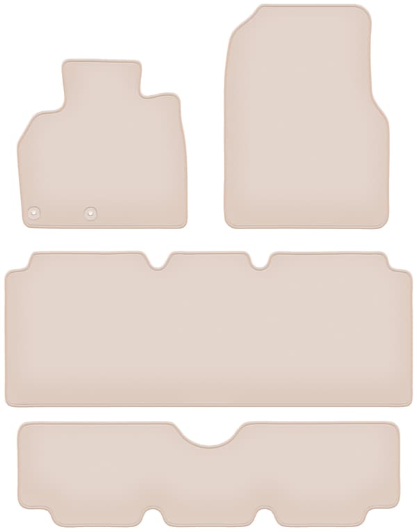 PREMIUM beige gulvmåtter til: Renault Espace IV 7 sæder 2002-2012
