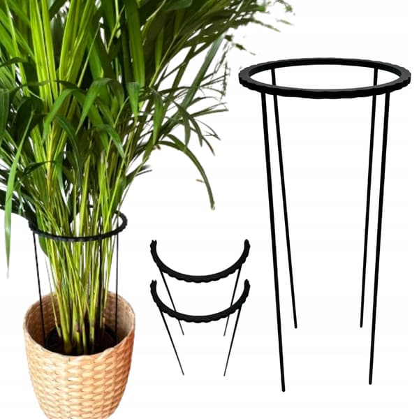 Støttering til blomsterplanter, klemme, støttering 2in1XL 60cm