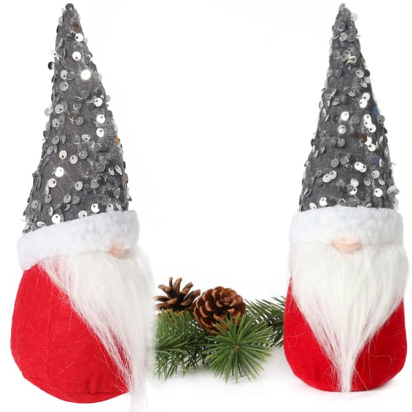 SR Julgransprydnad med dvärgtomte present 24 cm