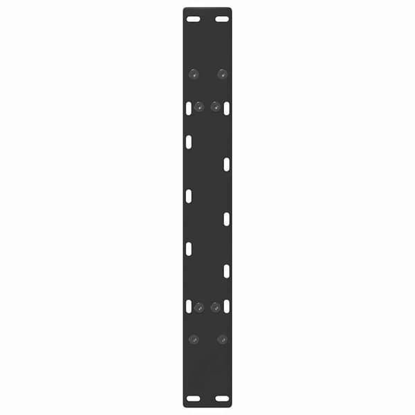 vidaXL sofabordsben, 2 stk., sort, 60x(42-43) cm, stål