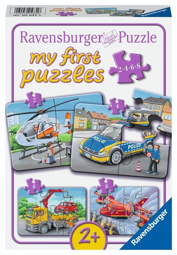 Pussel 2/4/6/8 Utryckningsfordon