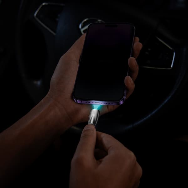 iPhone USB-C - Lightning 480Mb/s PD 20W hurtigopladerkabel 2m sort