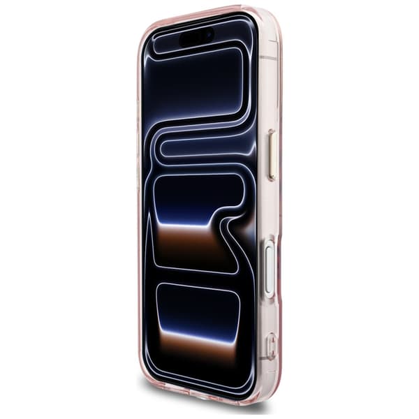 Karl Lagerfeld IML KL Script Logo MagSafe-cover til iPhone 17 Pro Max - Lyserødt