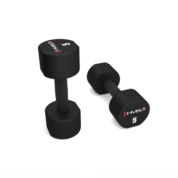 Polyuretanhantlar 2x5kg TPU HPT05 HMS
