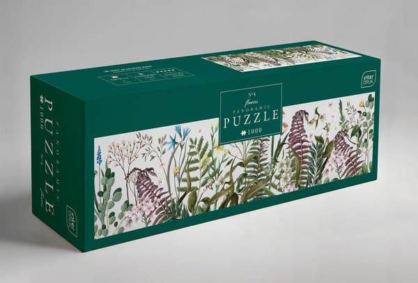 Panoramapuslespil 1000 blomster 4