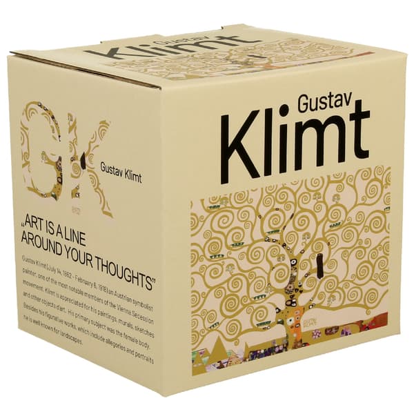 Klimt Ecru Træ Krus med Infuser