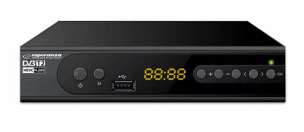 JORDBUNDET TV-TUNER DEKODER DVB-T2 FULL HD HDMI USB