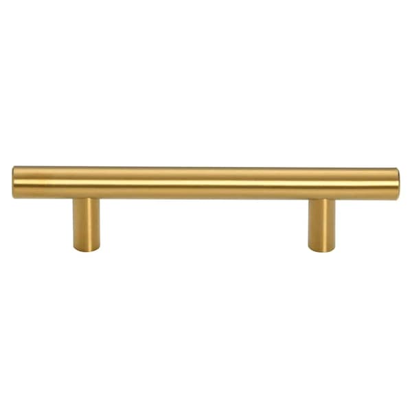 vidaXL skabsgreb, 10 stk., guld, 64 mm, rustfrit stål