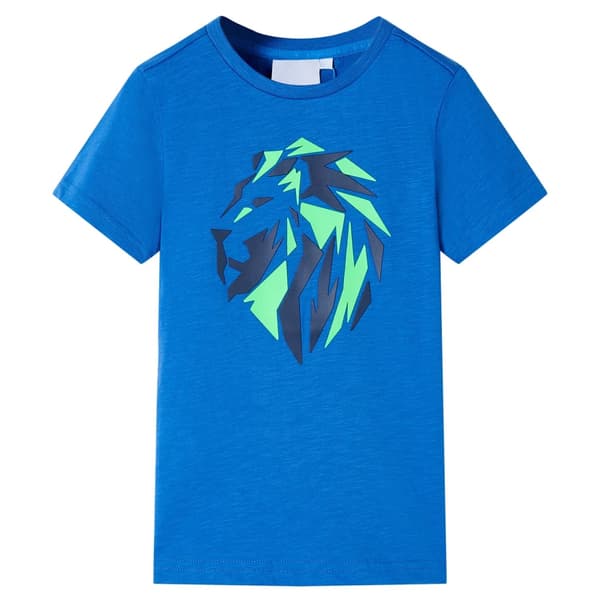 Barn-T-shirt, blå, 116