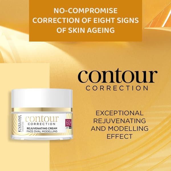 Foryngende creme, modellering af ansigtsoval 60+