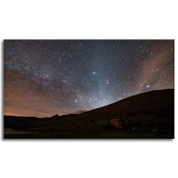 Lærredstryk Rummet Stjernehimmel 120x70