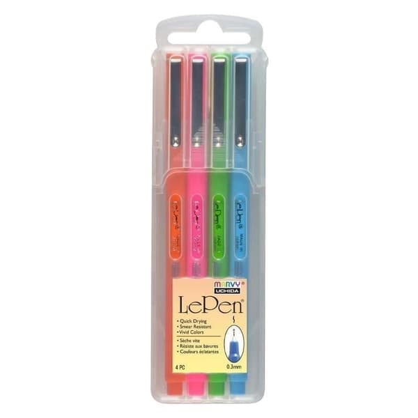 Le Pen Bright fineliners i 4 farver