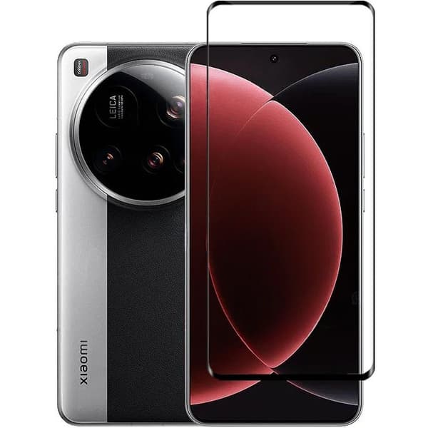 3D hærdet glas til Xiaomi 15 Ultra, sort ramme