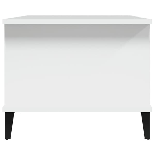 vidaXL Soffbord, Vitt, 90x50x40 cm, Träbaserat Material