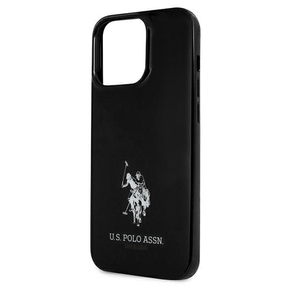 US Polo Horses Logo-cover til iPhone 13 Pro, sort
