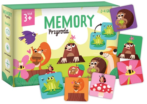 Minne. Natur. Memory-spel. Känguru.