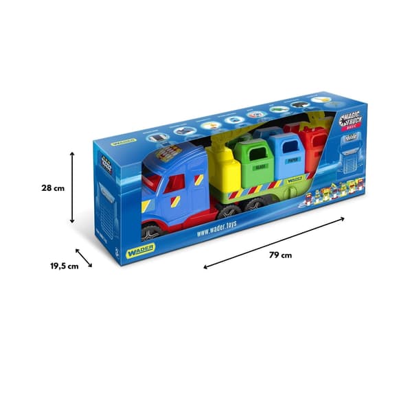 Magic Truck Basic Affaldsgenbrugslastbil 36321