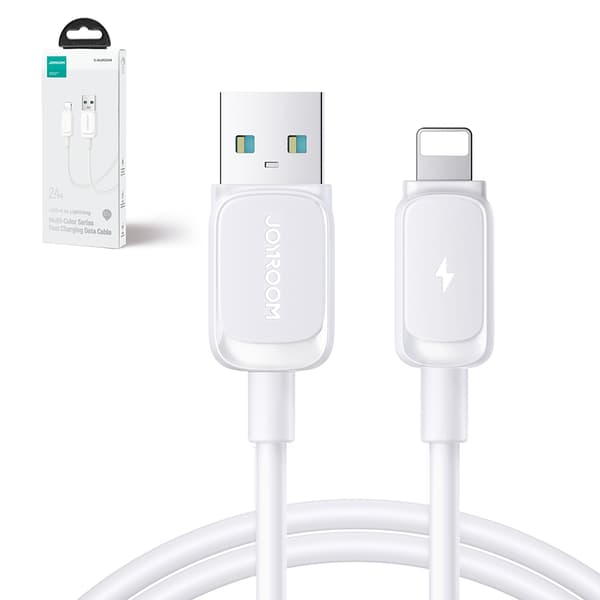iPhone Lightning - USB 2.4A -kaapeli 1.2m valkoinen