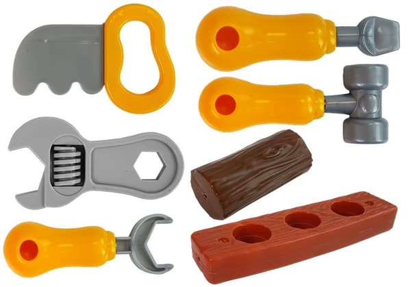 Orange og gråt værkstedsrygsæksæt