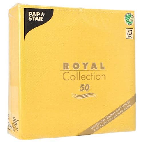 Cateringservetter 40x40 Royalgul 50 st