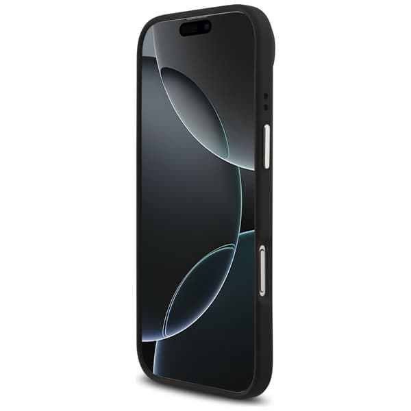 Guess Grained Big 4G Classic Logo cover til iPhone Air, sort