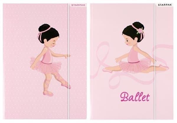 A4 Ballerina Elastisk Mappe